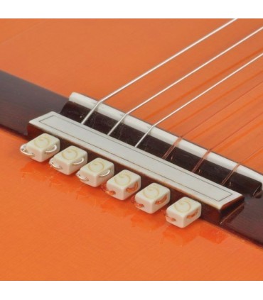 String Tie para Guitarra Clásica y Flamenca. Blanco