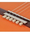 String Tie para Guitarra Clásica y Flamenca. Blanco