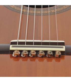 String Tie para Guitarra Clásica y Flamenca. Marrón