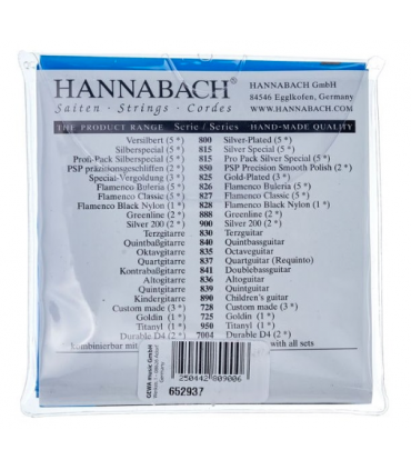 Juego de Cuerdas de Guitarra Flamenca Hannabach 827 HT