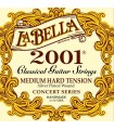 Juego de Cuerdas La Bella 2001 - Tensión Medium - Hard