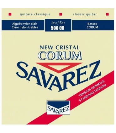 Juego de cuerdas Savarez New Cristal Corum 500 CR Tensión normal