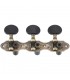 Clavijero Luthier Clásica JC405AB-A2B Brass Palomilla Negra