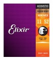 Juego de cuerdas Guitarra Acústica Elixir Nanoweb 11-52