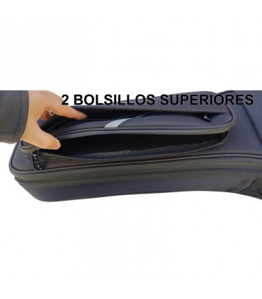 Cibeles C130.324Bl Funda para Guitarra Clásica Azul de Protección Superior Azul