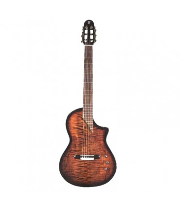 Guitarra Clásica Cutaway Martínez Hispania Red Cognac