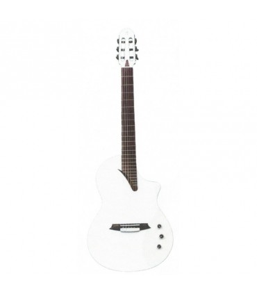 Guitarra Clásica Cutaway Martínez Hispania White GT