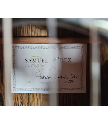 GUITARRA FLAMENCO SAMUEL PÉREZ 134 EDICIÓN LIMITADA 2/20