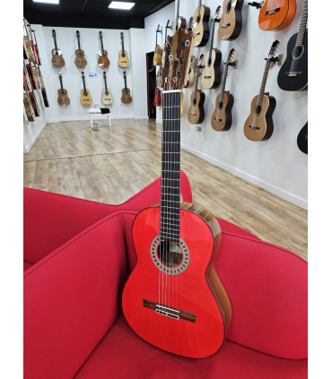 Guitarra Flamenco Fernando Caldera "La Preciosa" Pauferro con clavijero palillos Wittner (Serie Limitada nº5/20)