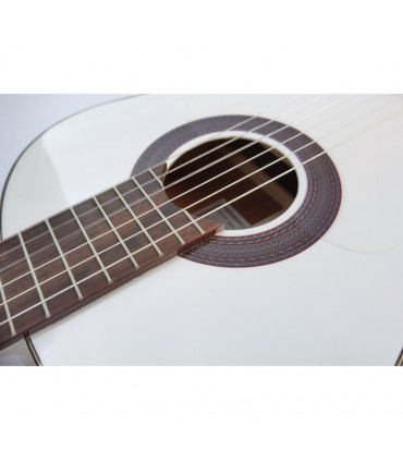 Guitarra Flamenca Vicente Tatay "Perla" Ciprés en blanco