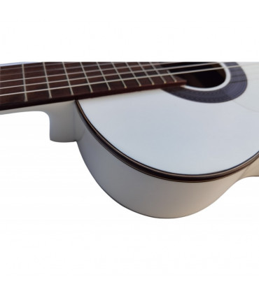 Guitarra Flamenca Vicente Tatay "Perla" Ciprés en blanco